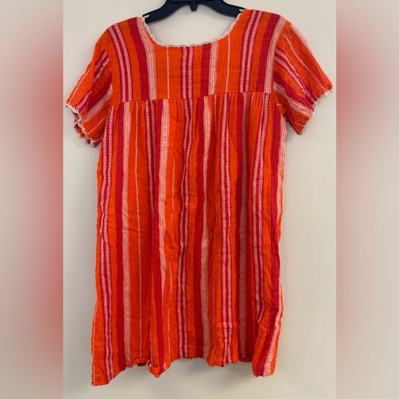 Orange- Red THML Dress, Size L - Picture 5 of 7